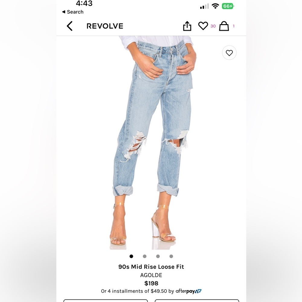 Agolde 90s midrise jeans - Picture 3 of 5